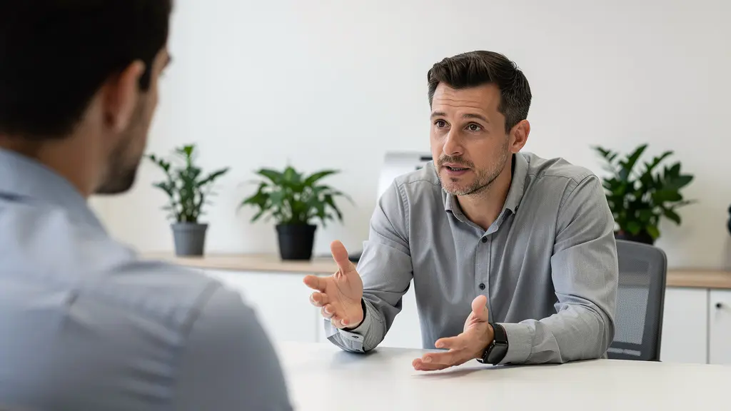 Conseiller financier expliquant les taux de crédit immobilier Paris